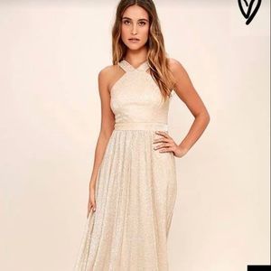 Gold LuLus gown